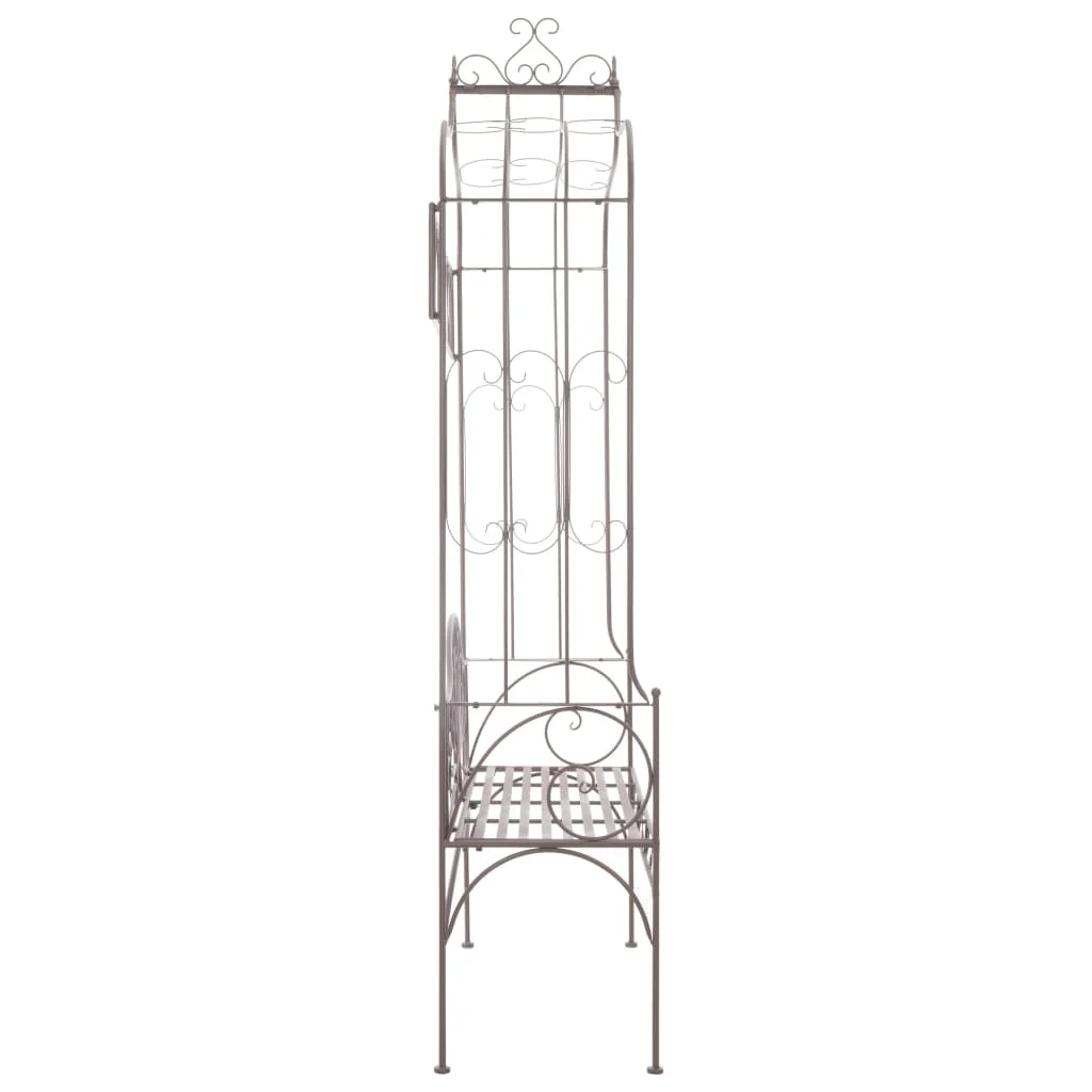 Barna antik vas kerti pad 122 cm
