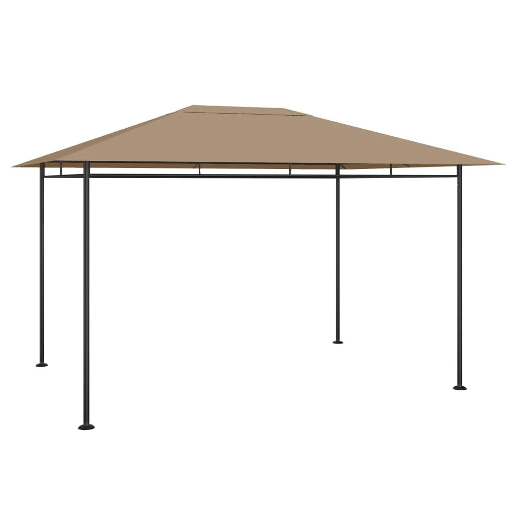 Tópszínű pavilon 384x281x270 cm 180 g/m²