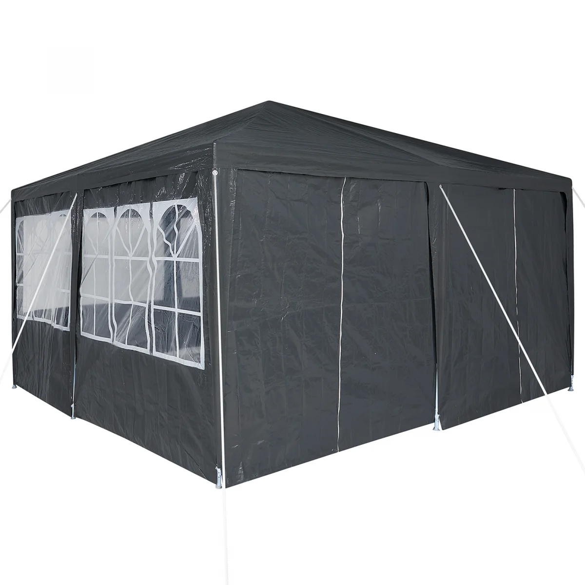 Parti Sátor 8 Oldalfallal Antracit 4x4 m PE