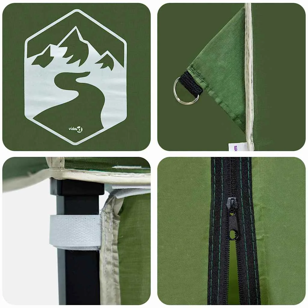 Tetősátor Zöld 200 x 200 cm Oxford szövet