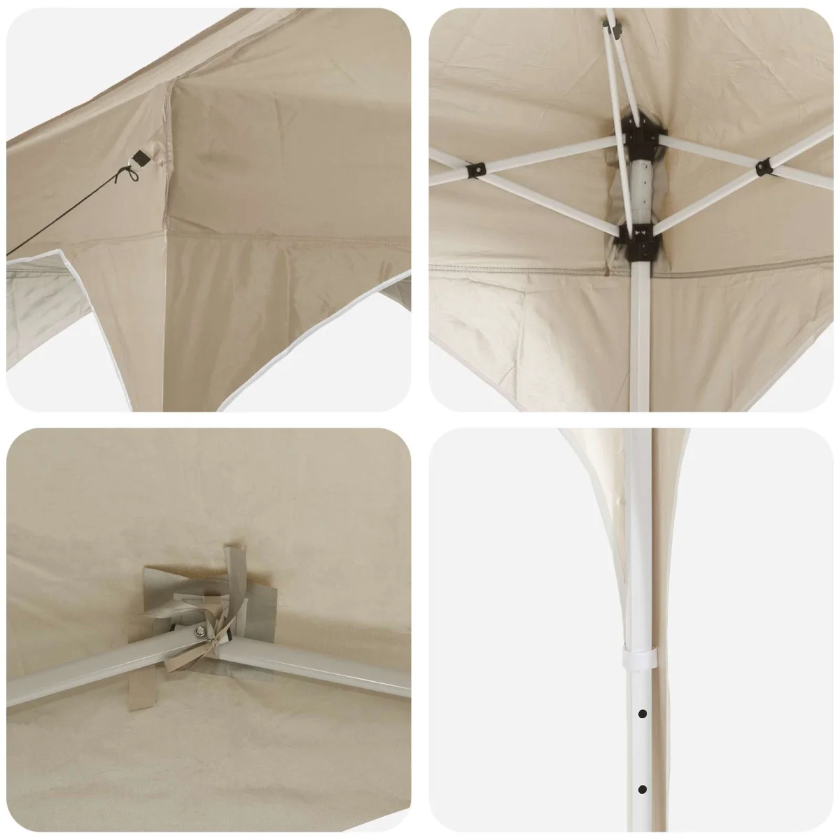 Parti sátor Krém 575 x 288 x 245 cm Oxford Szövet