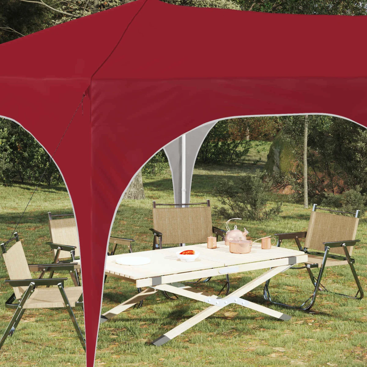 Parti sátor Burgundi 575 x 288 x 245 cm Oxford Szövet
