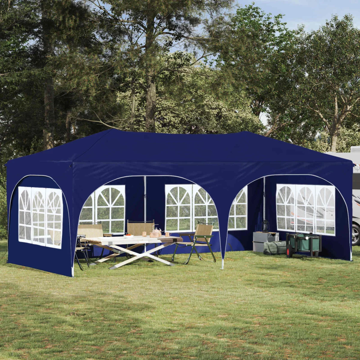 Parti sátor Kék 575 x 288 x 245 cm Oxford Szövet