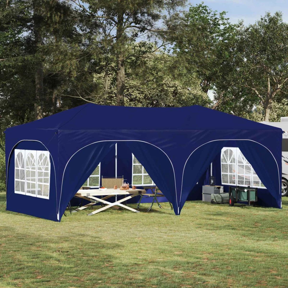 Parti sátor Kék 575 x 288 x 245 cm Oxford Szövet