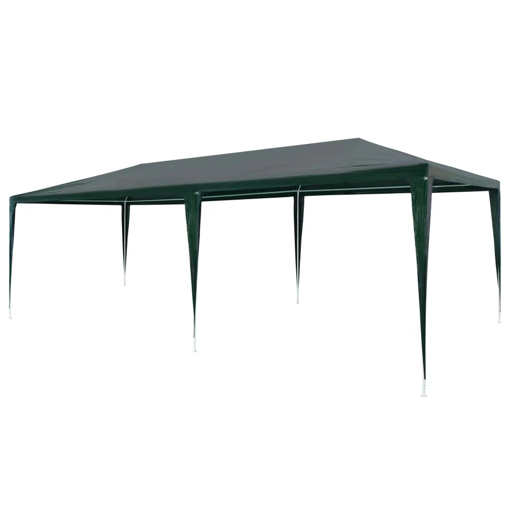 Zöld PE rendezvénysátor 3 x 6 m