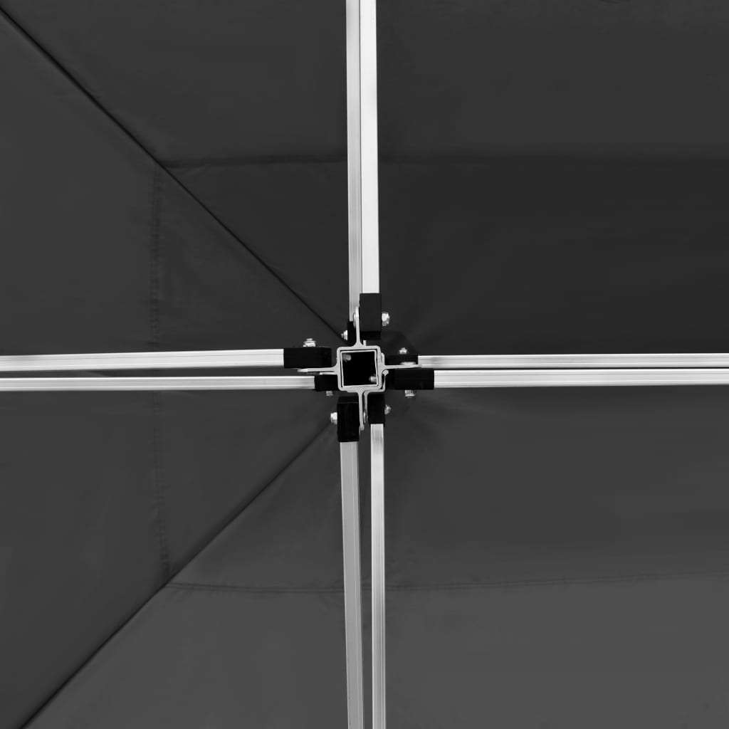 Antracitszürke összecsukható alumínium rendezvénysátor 4,5 x 3 m