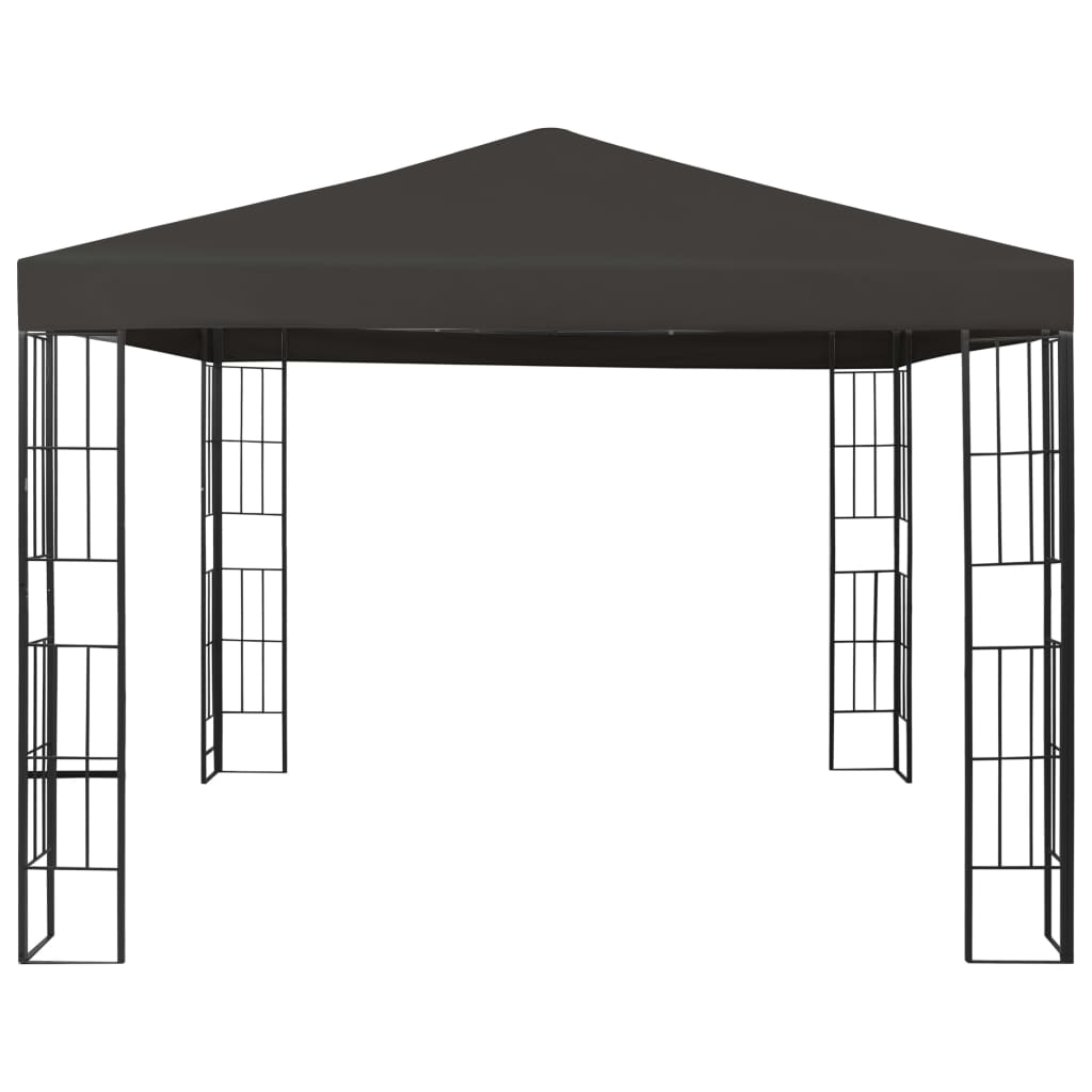 Antracitszürke pavilon 3 x 3 m