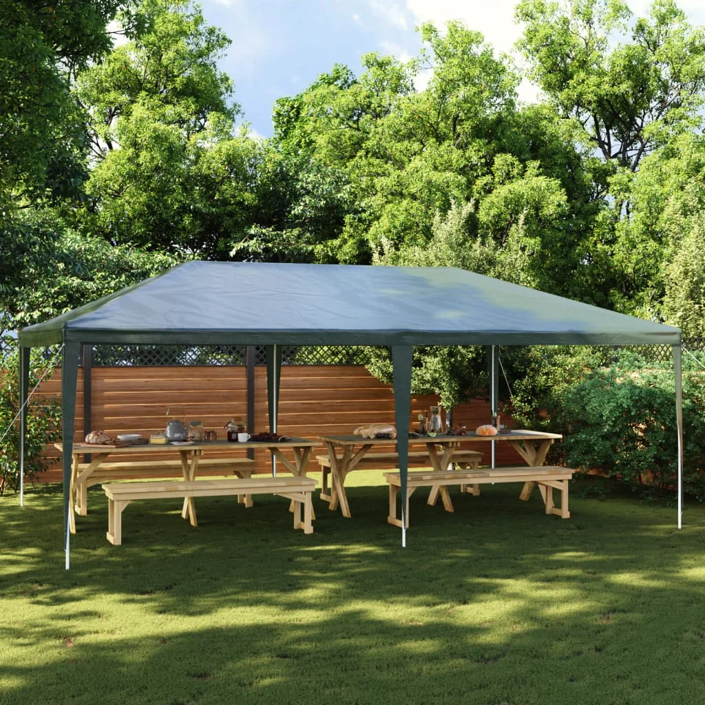 Zöld rendezvénysátor 4 x 6 m 90 g/m² 