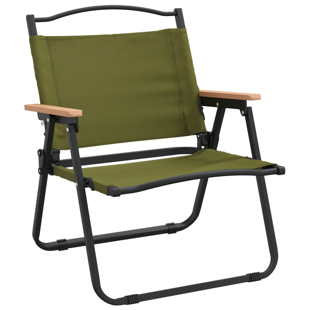 2 db zöld oxford szövet camping szék 54 x 43 x 59 cm