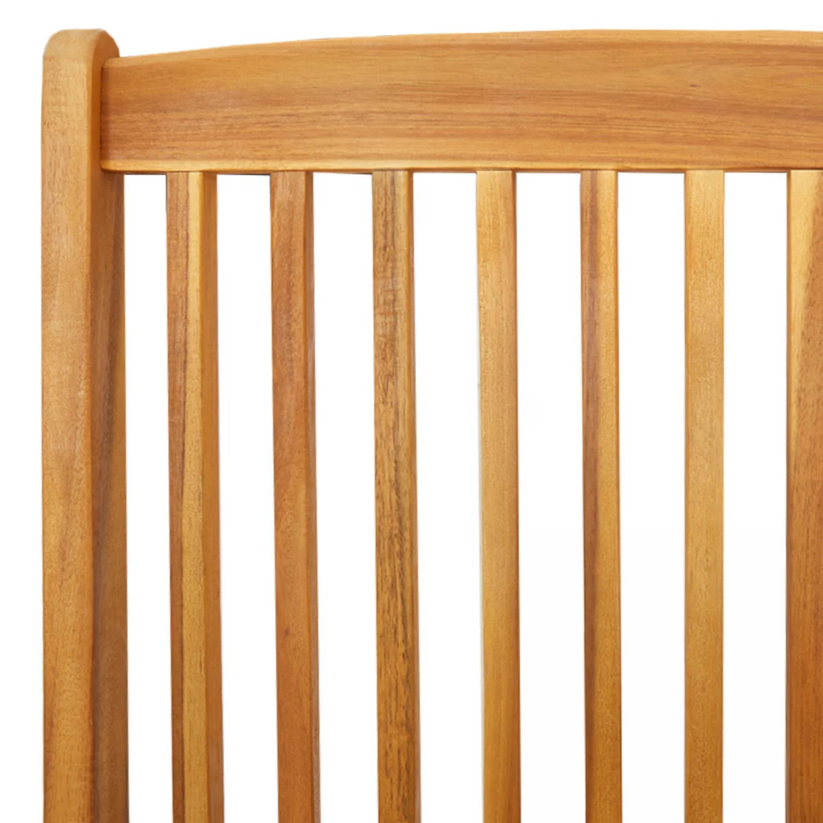 Összecsukható Tálaló Székek Fehér Párnával 2db Masszív Akácfából