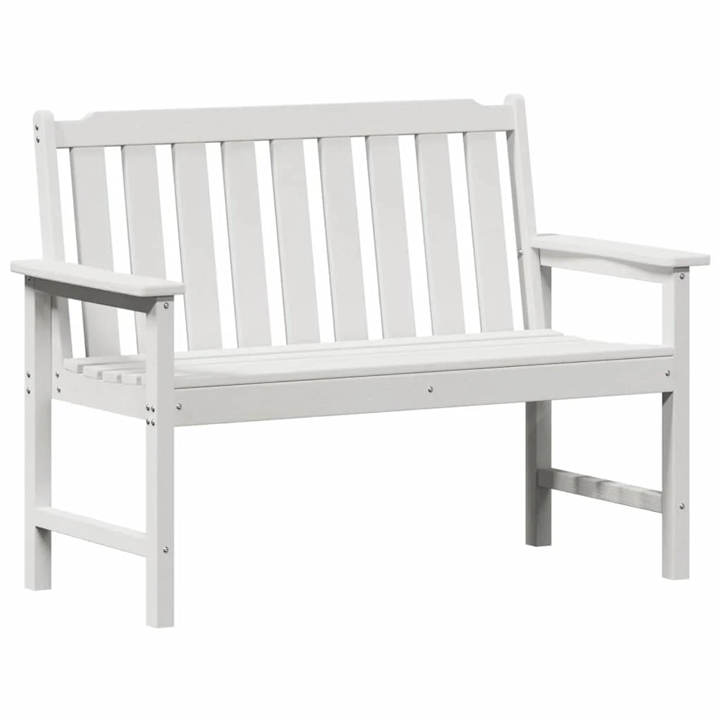 Kerti pad fehér 120 cm HDPE