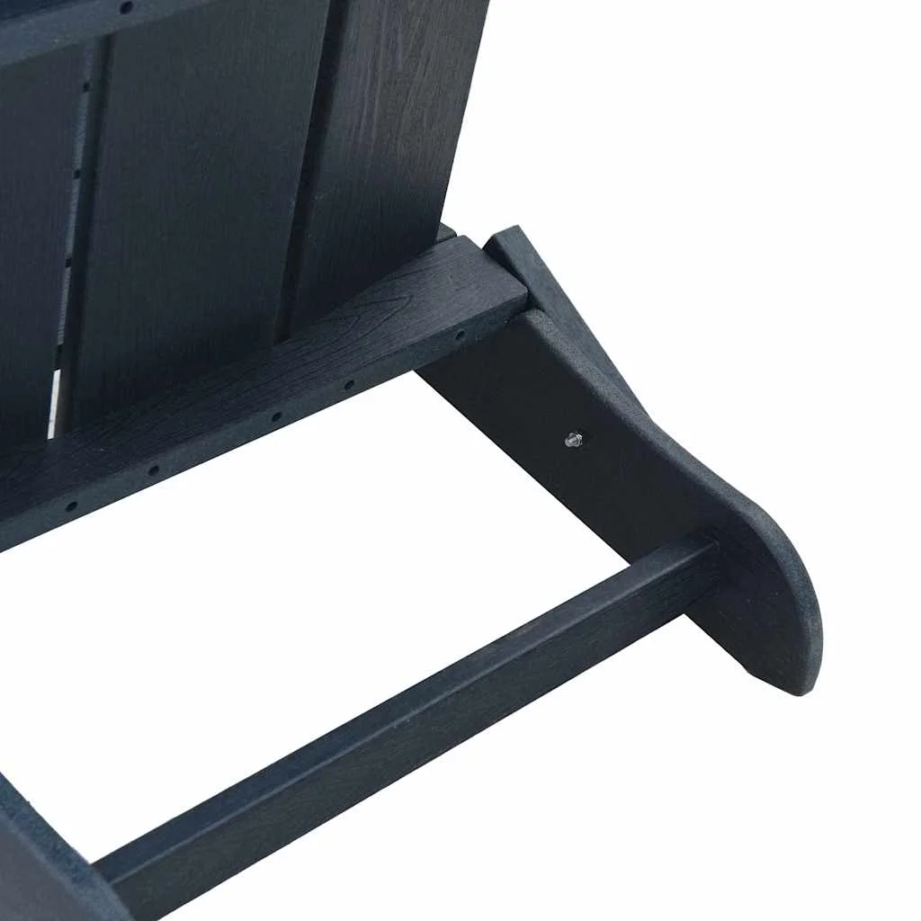 összecsukható Adirondack szék tengerészkék 74.5x80.5x90 cm HDPE