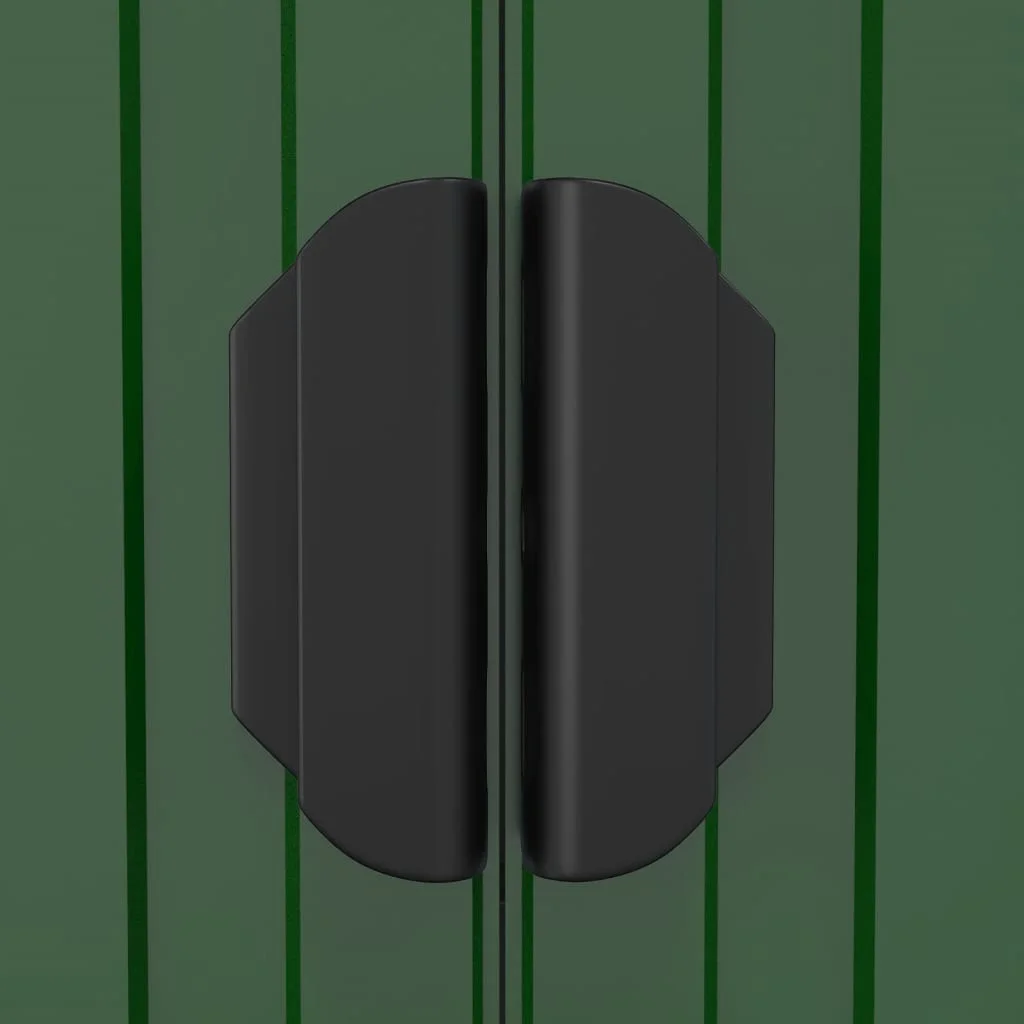 Zöld horganyzott acél kerti fészer 192x689x223 cm