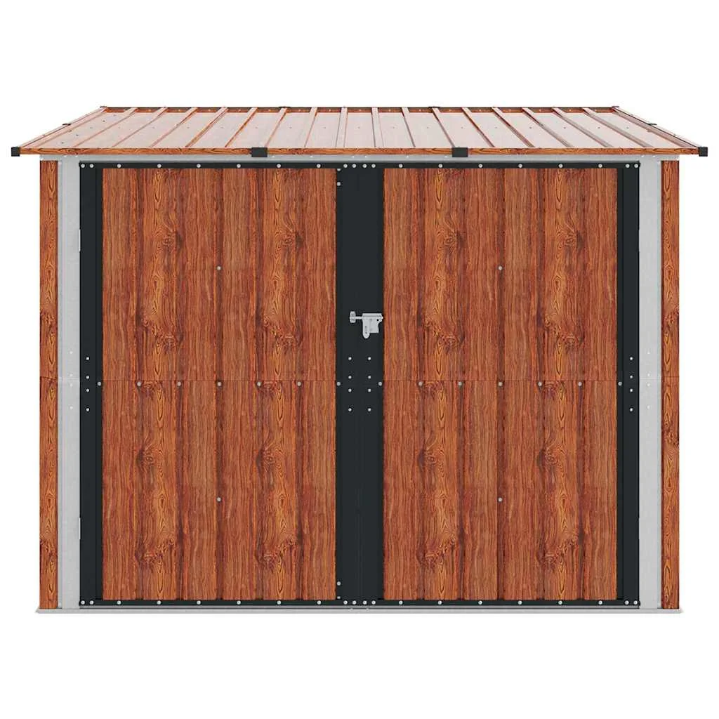 Bicikli Sátor 3 pcs Barna 215 x 206 x 157 cm Fém