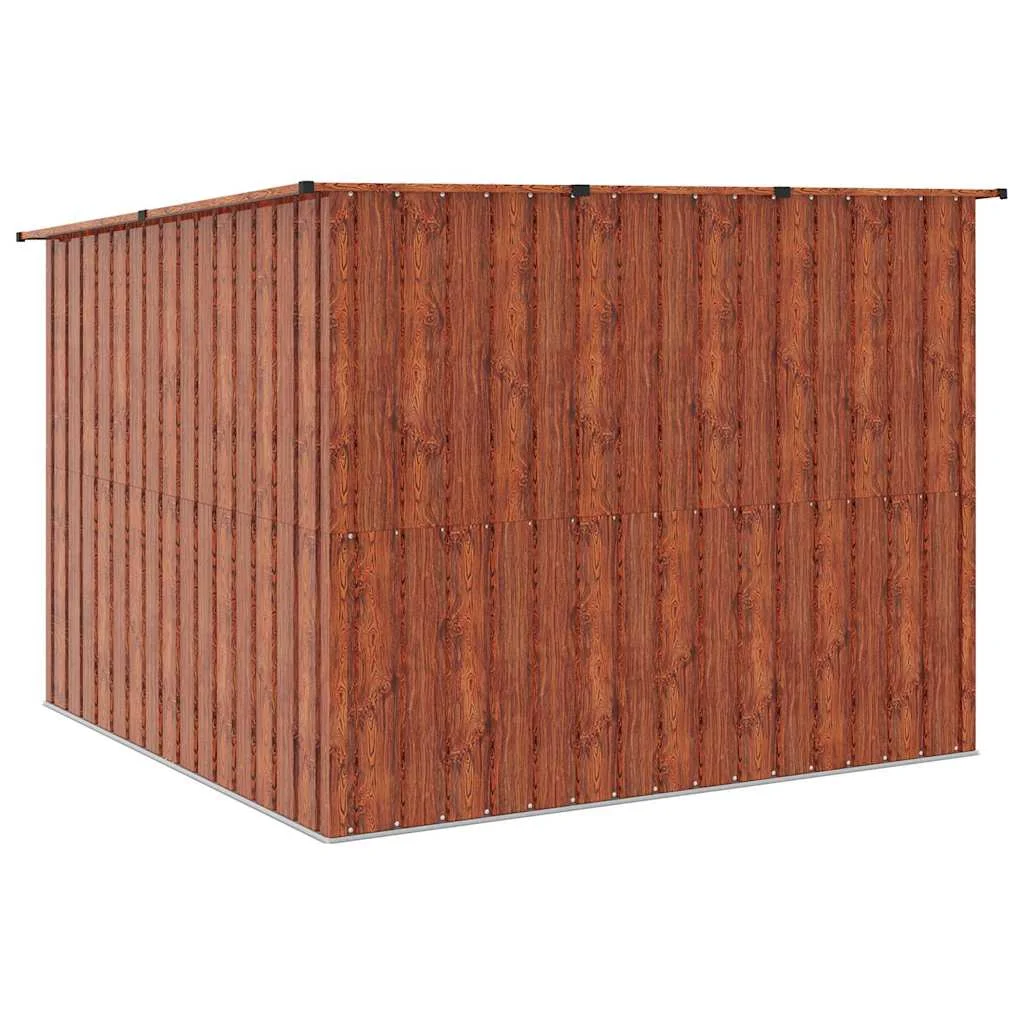 Bicikli Sátor 3 pcs Barna 215 x 206 x 157 cm Fém