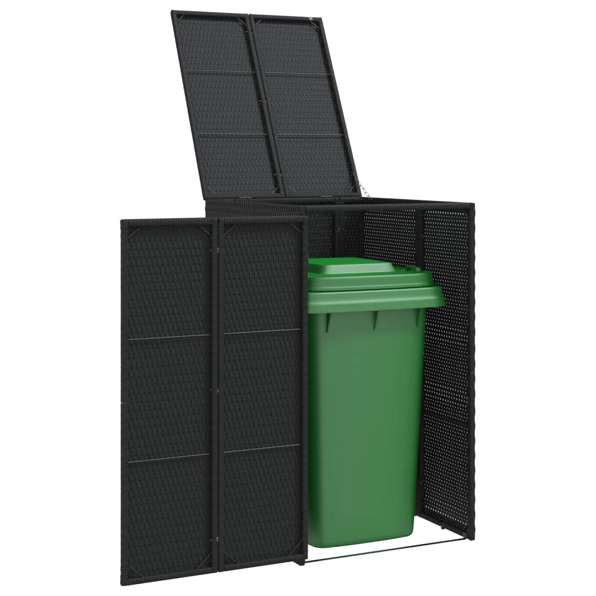 Kuka Doboz Fekete 65 x 80 x 115 cm Polietilén