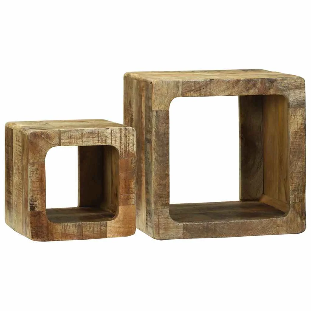 TV Egység 36x36x30 cm Tömör Fa Mangó