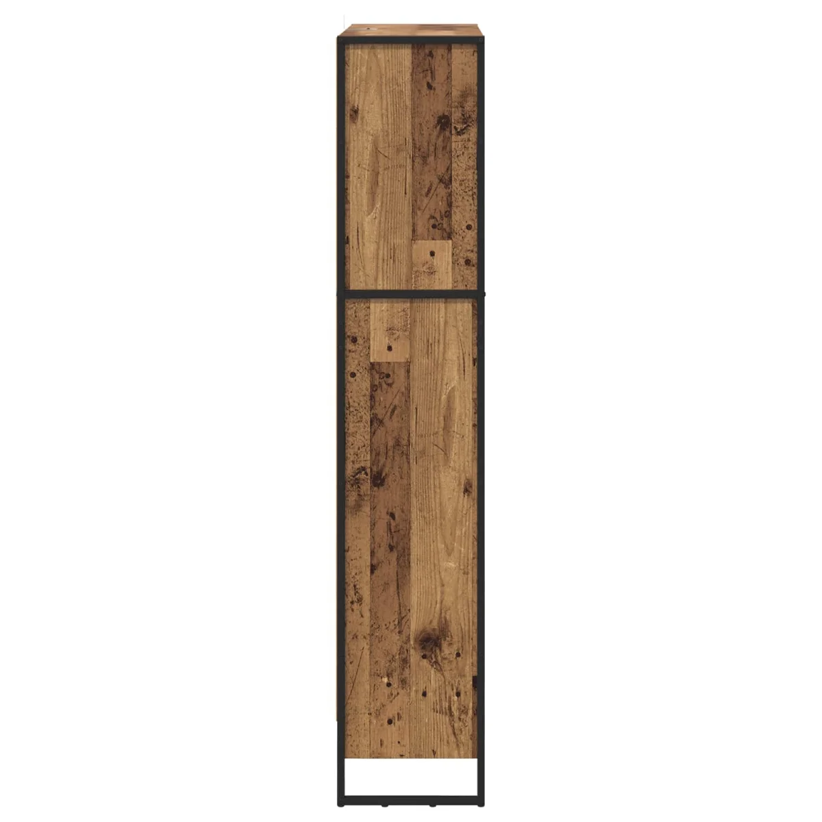 Könyvespolc 2 pcs Öreg fa 80 x 30 x 155 cm Faanyag