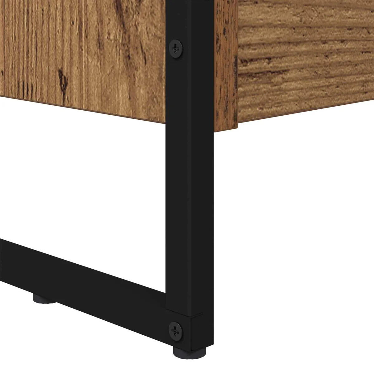 Könyvespolc 2 pcs Öreg fa 80 x 30 x 155 cm Faanyag