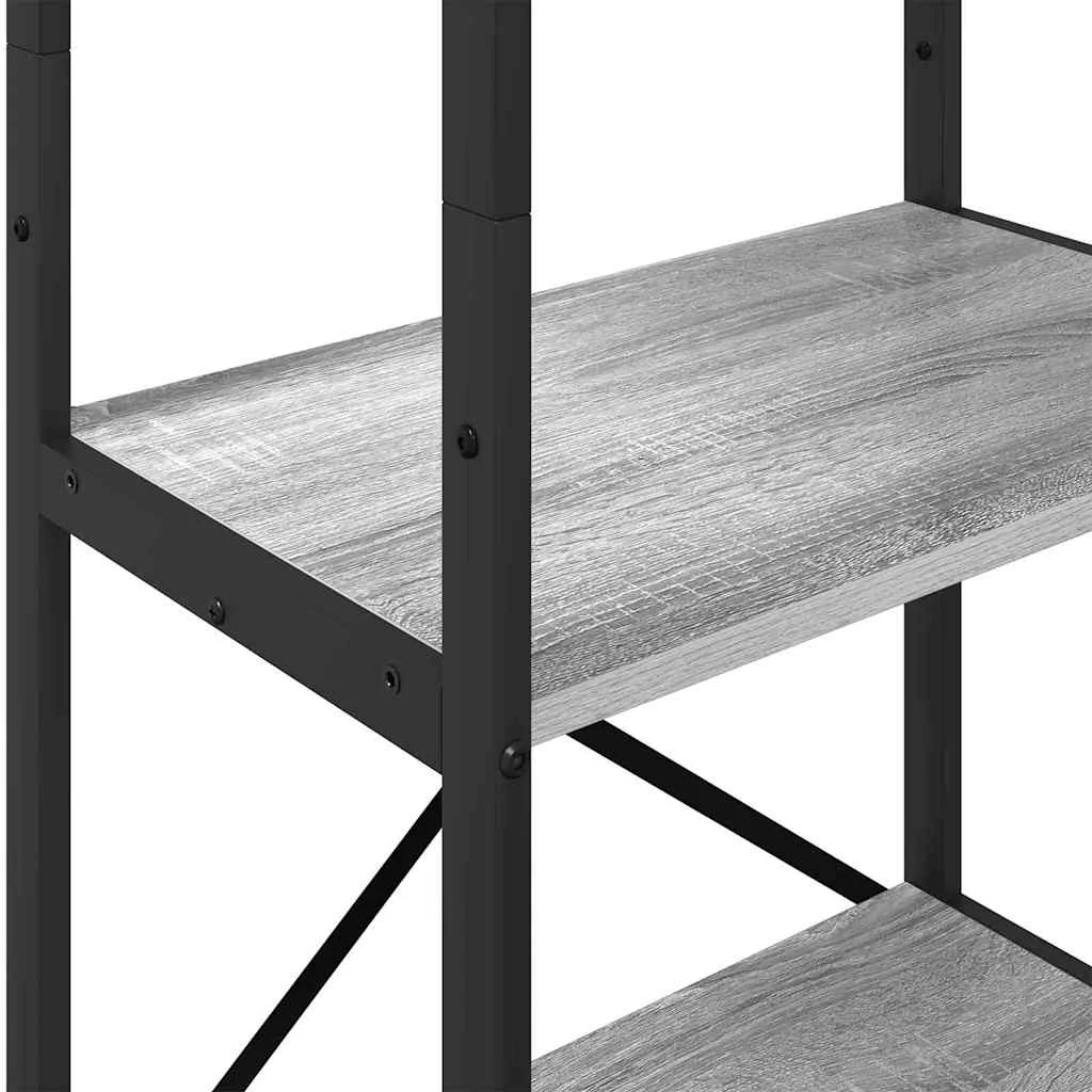 Könyvespolc Szürke Sonoma 56 x 34 x 171 cm Faanyag