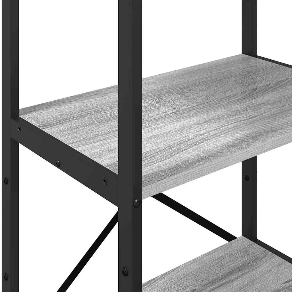 Könyvespolc Szürke Sonoma 56 x 34 x 133,5 cm Faanyag