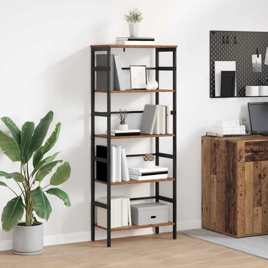 Könyvespolc Öreg fa 60 x 29,5 x 149 cm Faanyag
