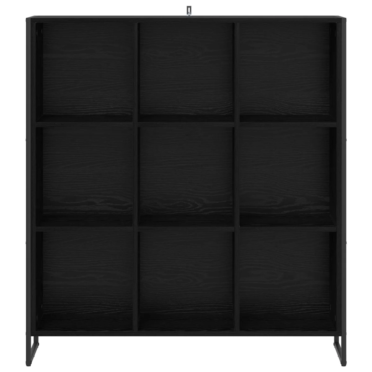 Könyvespolc Fekete tölgy 99.5 x 30 x 108.5 cm Faanyag