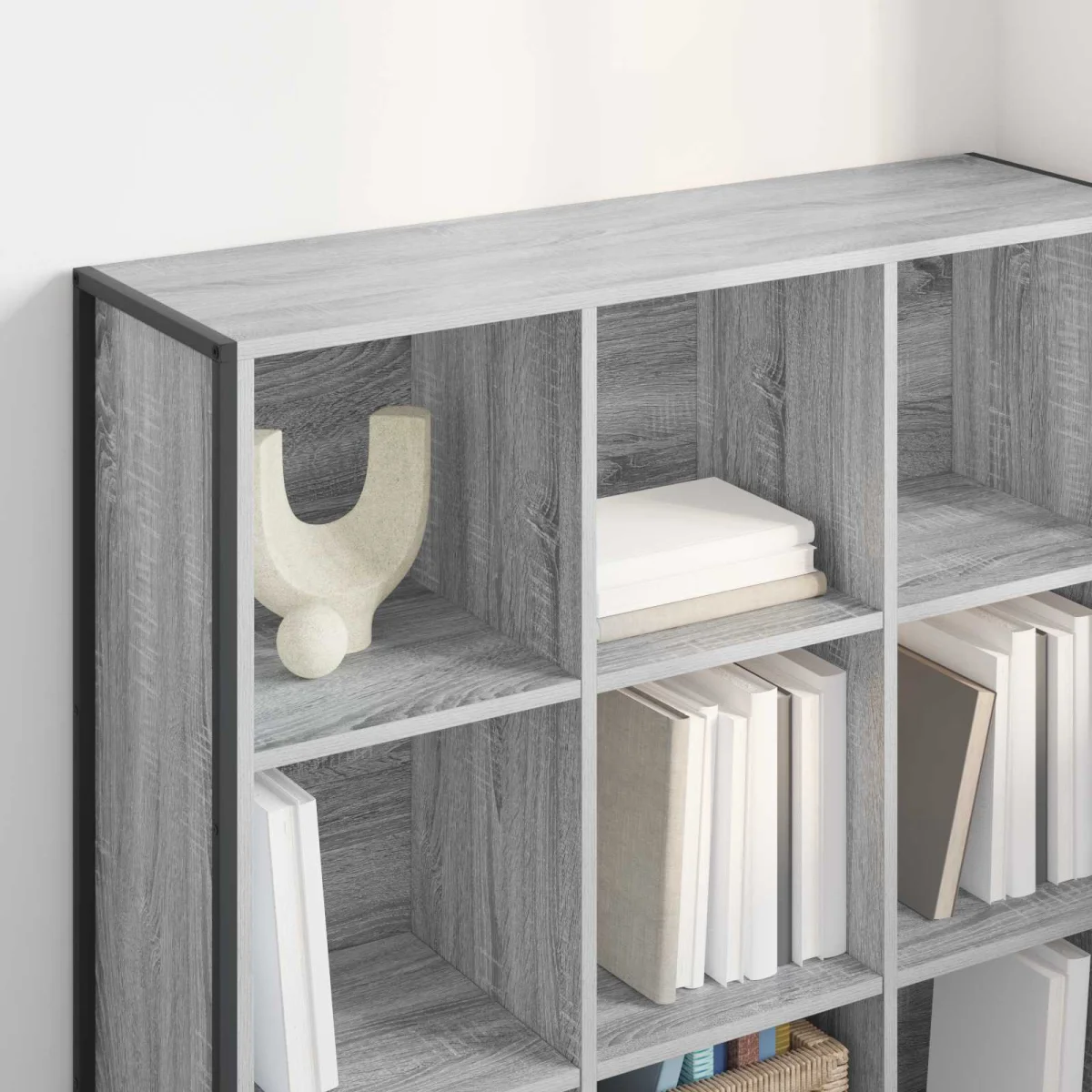 Könyvespolc Szürke Sonoma 99.5 x 30 x 108.5 cm Faanyag