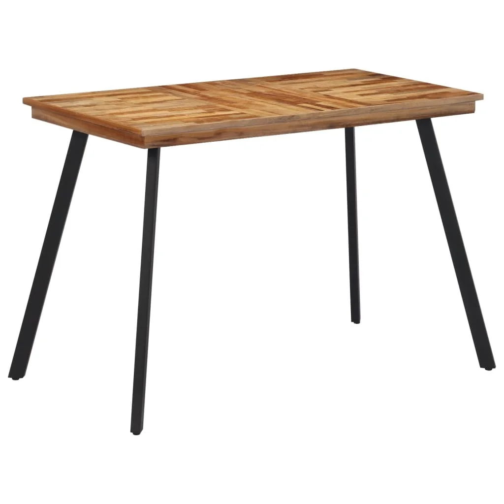 Tömör tíkfa étkezőasztal 120 x 62 x 76 cm