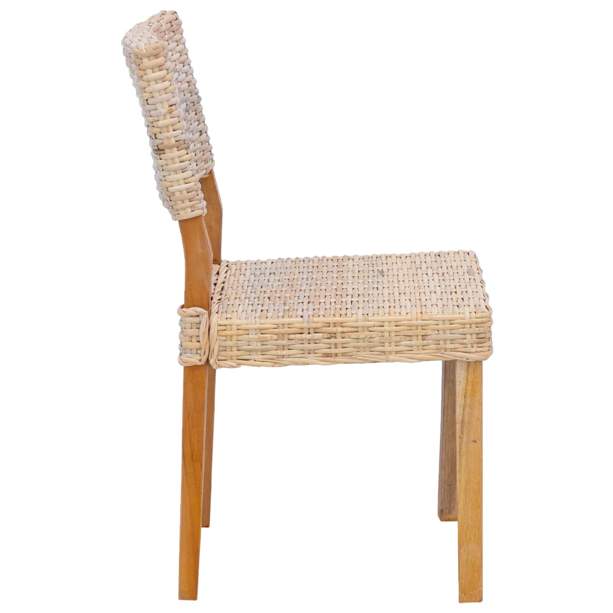 Étkezőszék 2 pcs Természetes 46 x 55 x 84 cm Kubu rattán