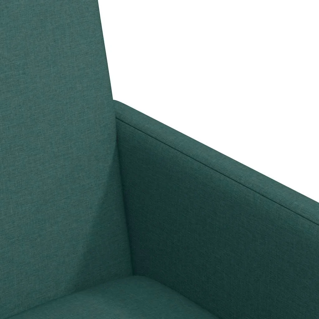 Étkezőszék párnával 2 pcs Sötétzöld 57 x 66 x 94 cm szövet