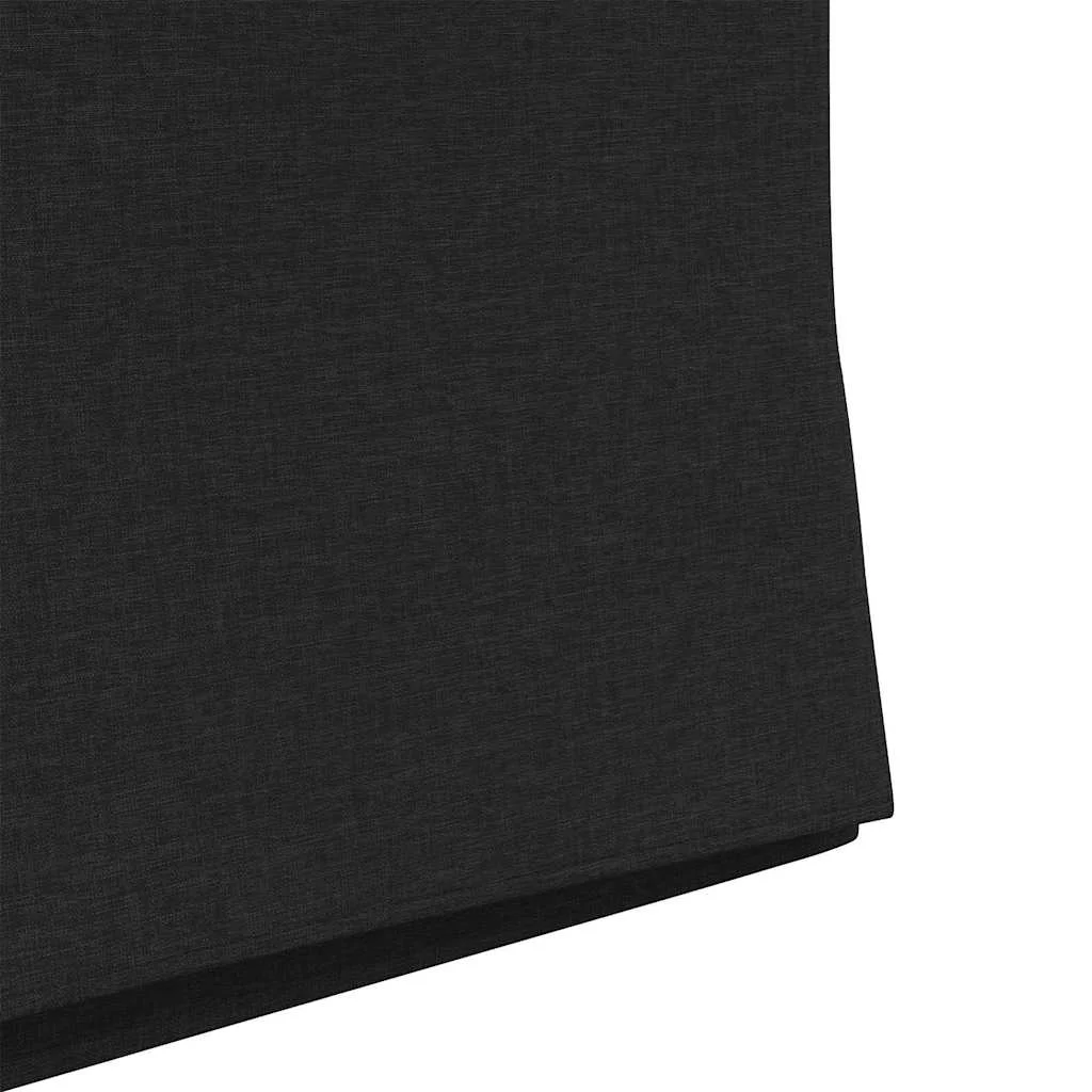 Étkező Székek 2 pcs Fekete 57 x 67 x 95 cm szövet