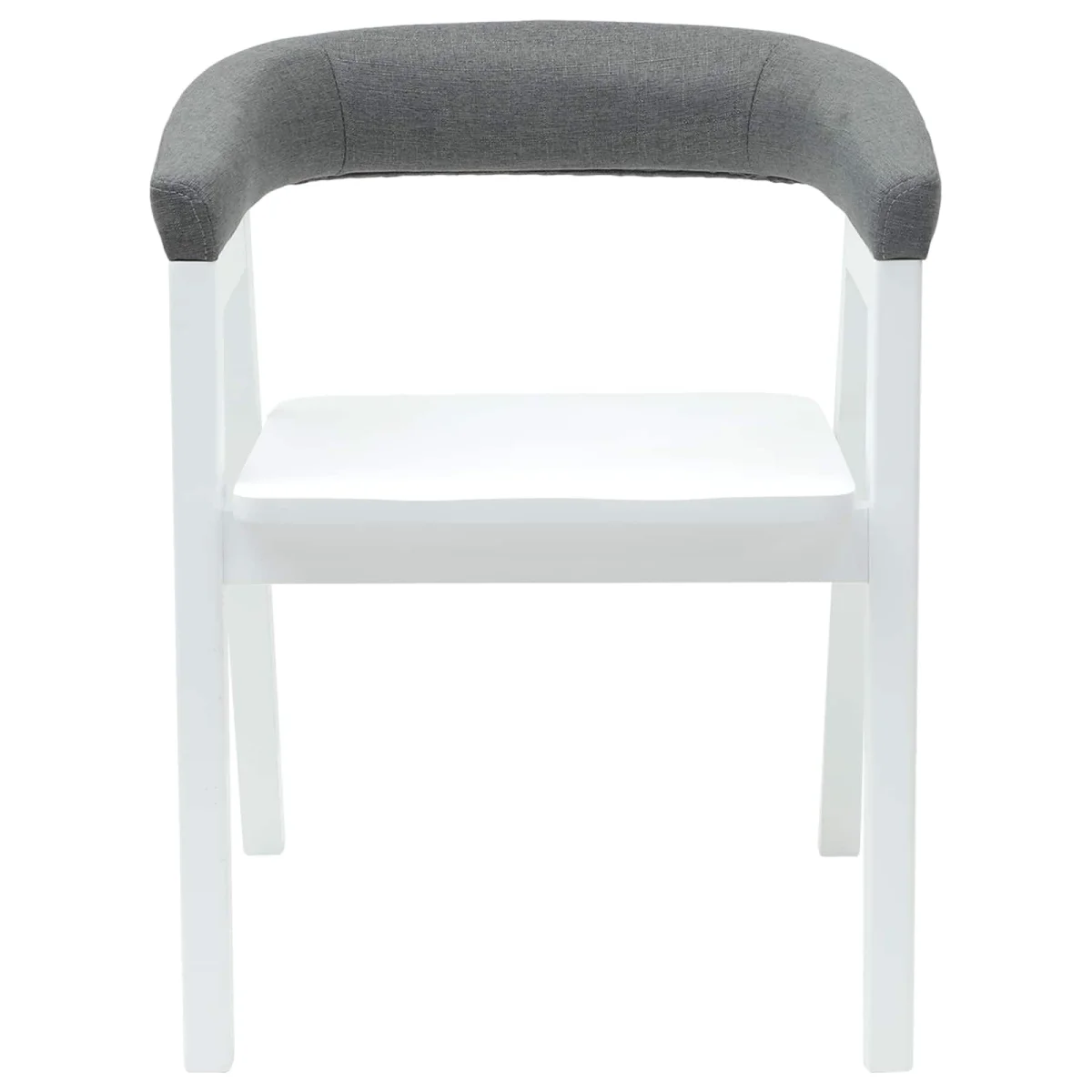 Étkező Székek 2 pcs Fehér 54 x 57 x 73 cm Tömör Gumi Fa