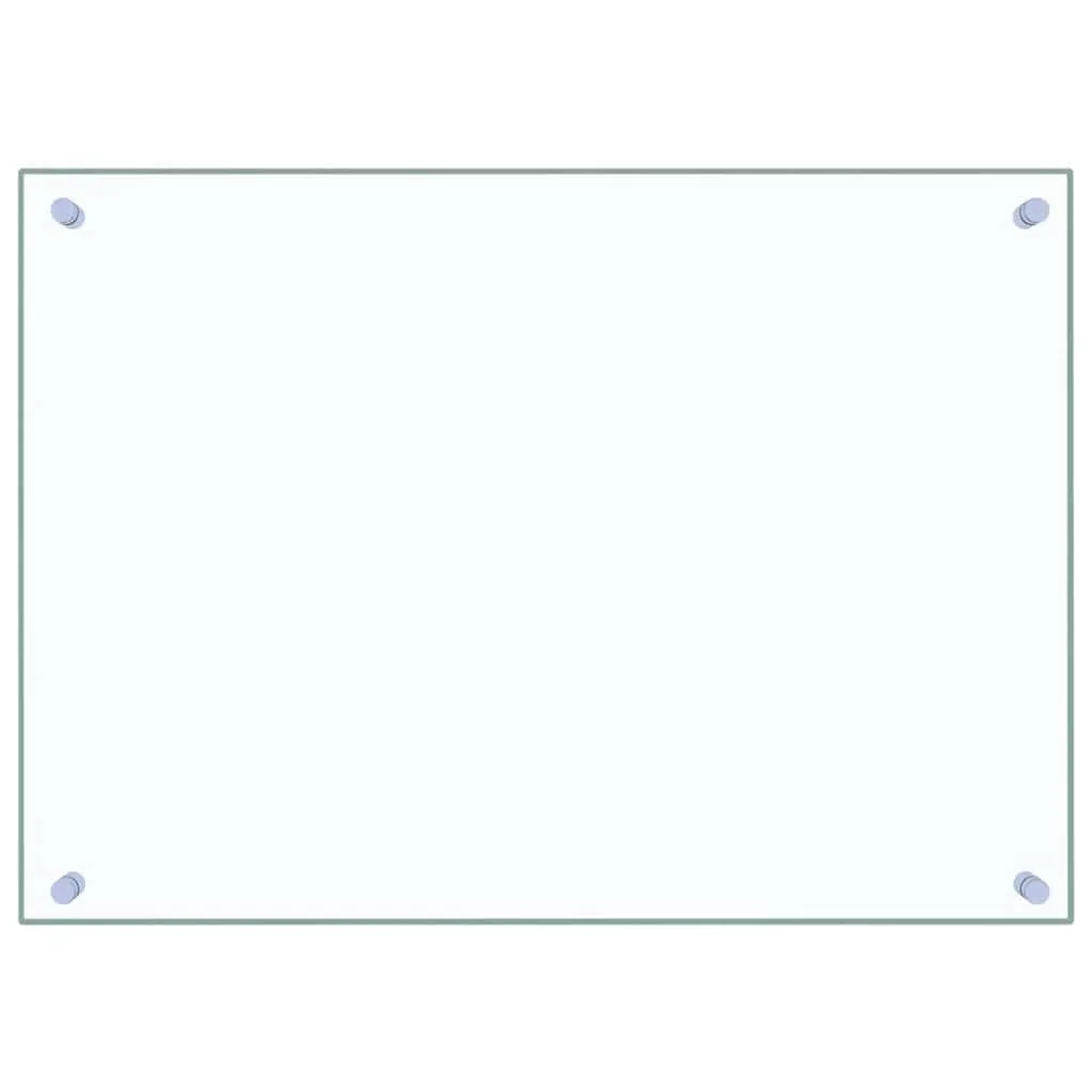 2 db átlátszó edzett üveg konyhai fröccsenésgátló 70 x 50 cm