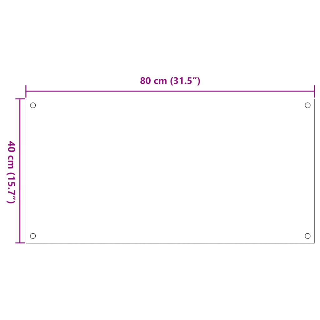 2 db fekete edzett üveg konyhai falburkoló 80 x 40 cm