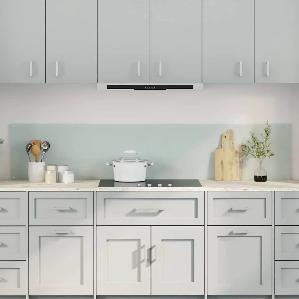 Konyhai splashback 2 pcs Fehér 100 x 40 cm edzett üveg