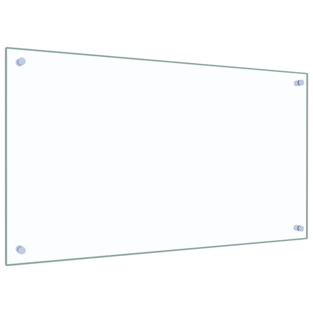 Konyhai splashback 2 pcs Átlátszó 90 x 50 cm edzett üveg
