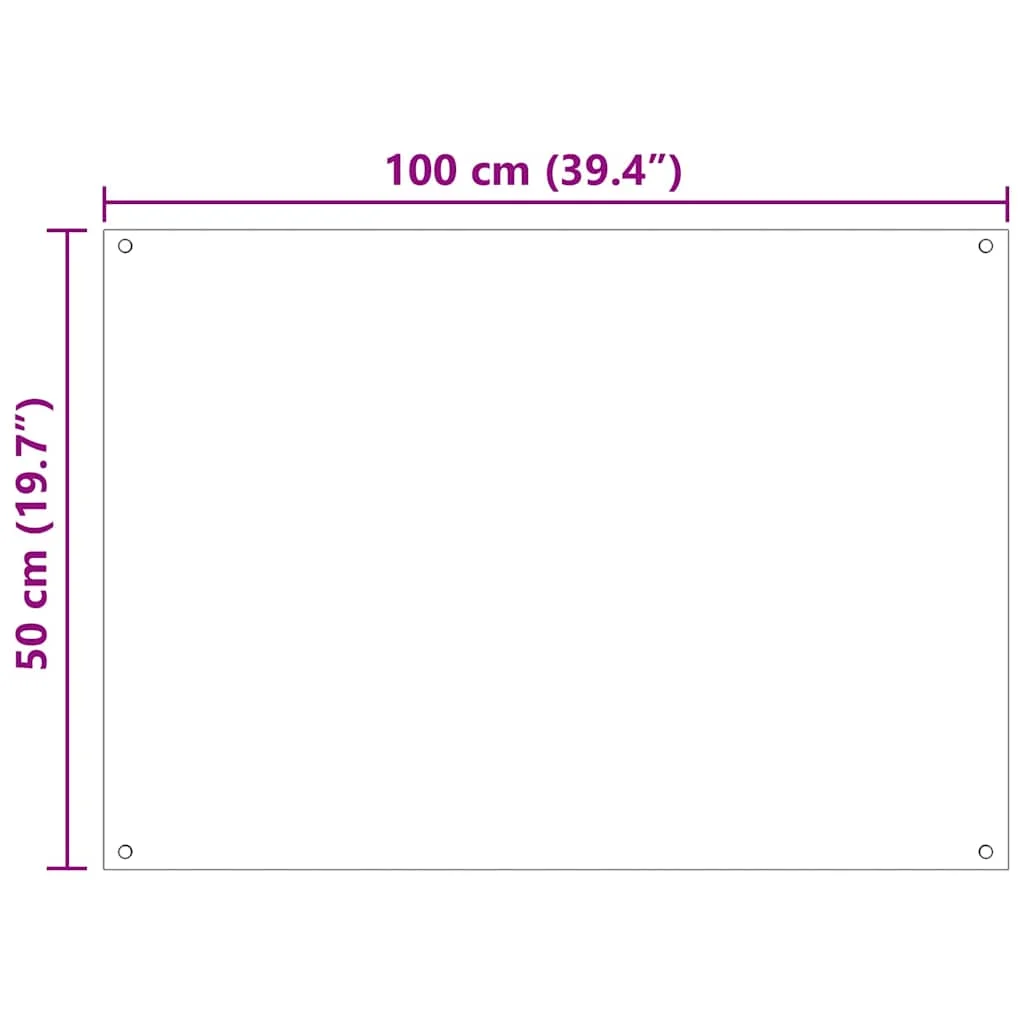 Konyhai splashback 2 pcs Átlátszó 100 x 50 cm edzett üveg