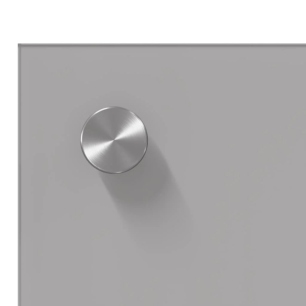 Konyhai splashback 2 pcs Világosszürke 80 x 40 cm edzett üveg