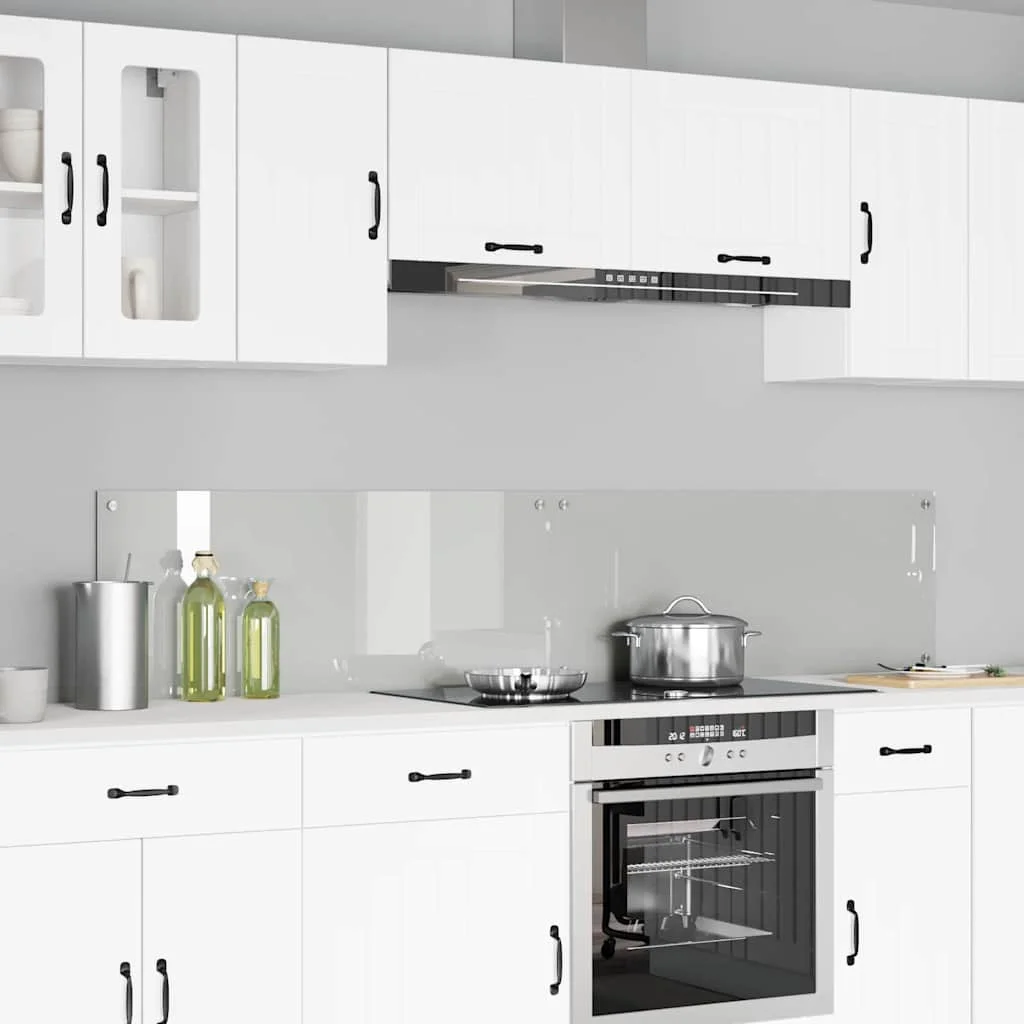 Konyhai splashback 2 pcs Átlátszó 100 x 40 cm edzett üveg
