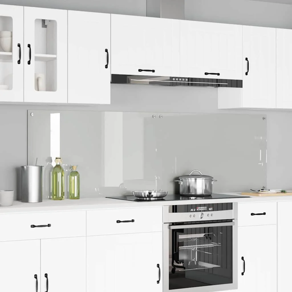 Konyhai splashback 2 pcs Átlátszó 100 x 60 cm edzett üveg