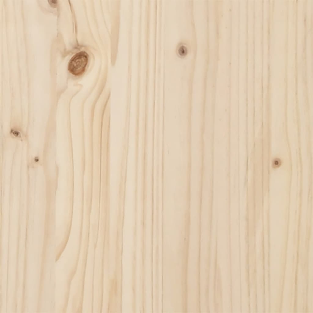 Tömör fenyőfa kerti lábzsámoly 62 x 63,5 x 53,5 cm