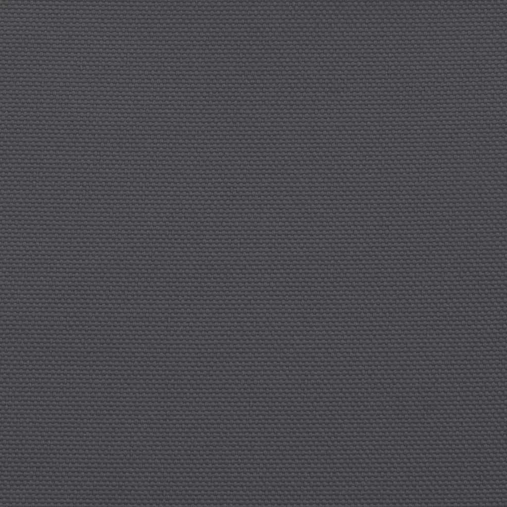 Antracitszürke négyzet alakú oxford-szövet napvitorla 6 x 6 m