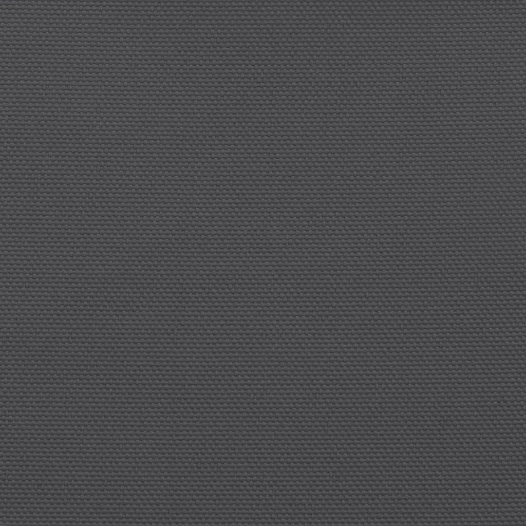 Antracitszürke téglalap alakú oxford-szövet napvitorla 5 x 6 m