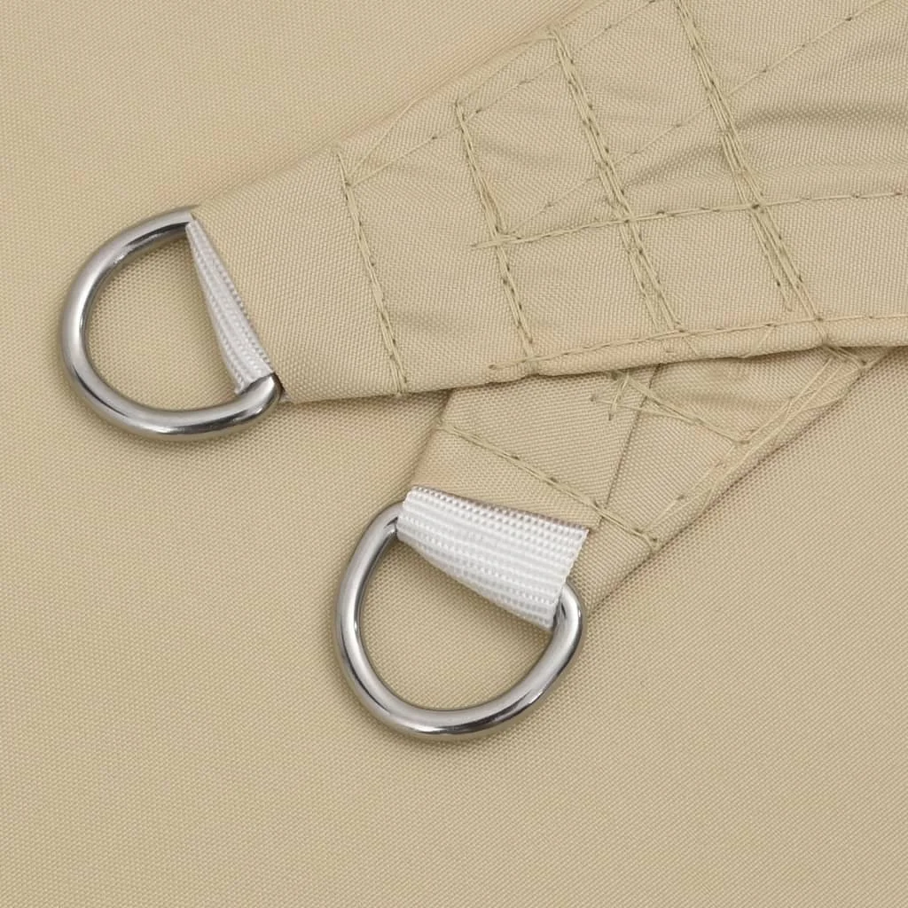 Bézs téglalap alakú oxford-szövet napvitorla 4 x 7 m