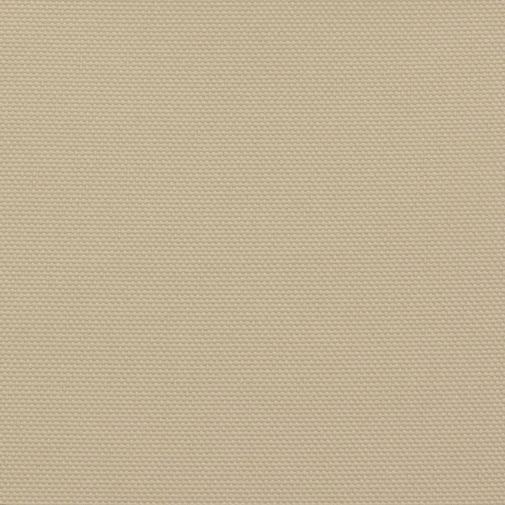 Bézs téglalap alakú oxford-szövet napvitorla 6 x 7 m