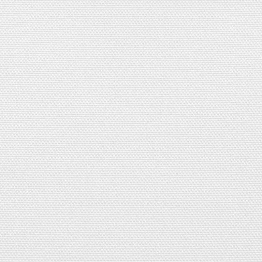 Fehér téglalap alakú oxford-szövet napvitorla 5 x 7 m