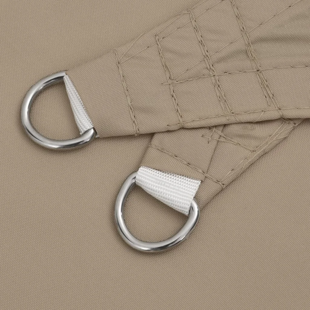 Tópszínű téglalap alakú oxford-szövet napvitorla 4 x 6 m