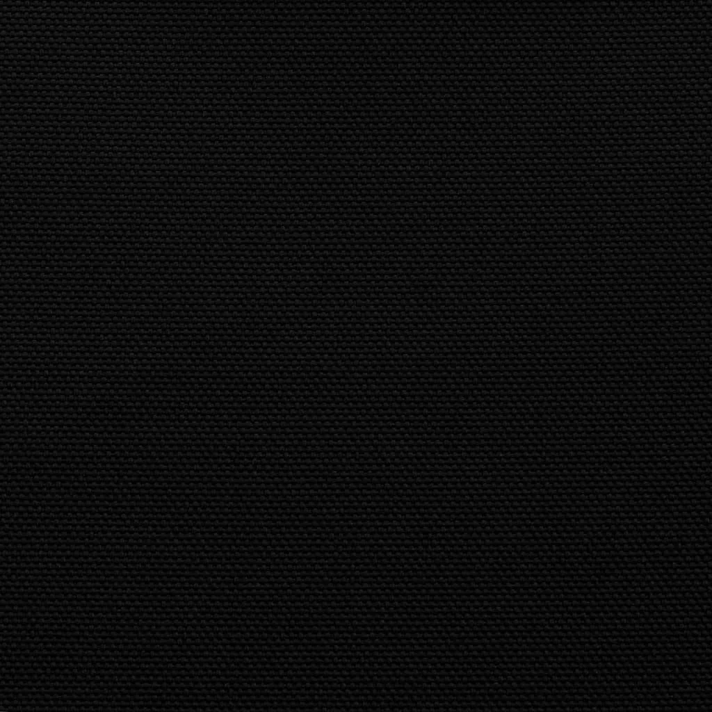 Fekete téglalap alakú oxford-szövet napvitorla 5 x 6 m