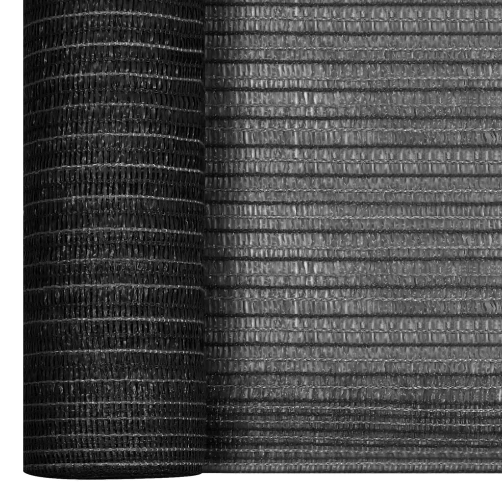 Antracitszürke HDPE belátásgátló háló 1,5 x 50 m 150 g/m²